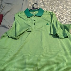 Adidas Polo shirt green size XL